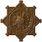 Ekena Millwork Antilles Ceiling Medallion (Fits Canopies up to 6"), 38 1/4"OD x 1 1/2"P, Smokey Topaz Crackle CM38ANSTC - alternate 1
